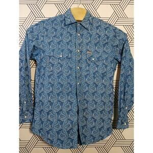 Rafter C Cowboy Collection Pro Flex Performance Button Front Western Core Size S